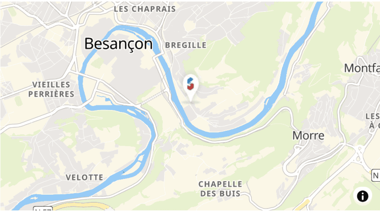 Carte localisation mission service civique 1 des cie